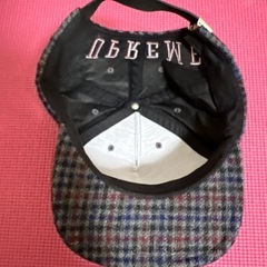 SUPREME チェック　シュプリーム　キャップ　ウール　14AWの画像
