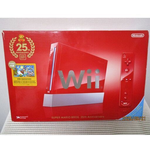 貴重！Wii本体赤スーパーマリオ25周年仕様 (ニゴロ) 焼津の
