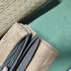 ござの敷物 2枚 ゴザ イ草？い草？の画像
