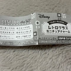 新品未開封＊ディズニーレトログラスミニチュアチャームチップ＆デールの画像