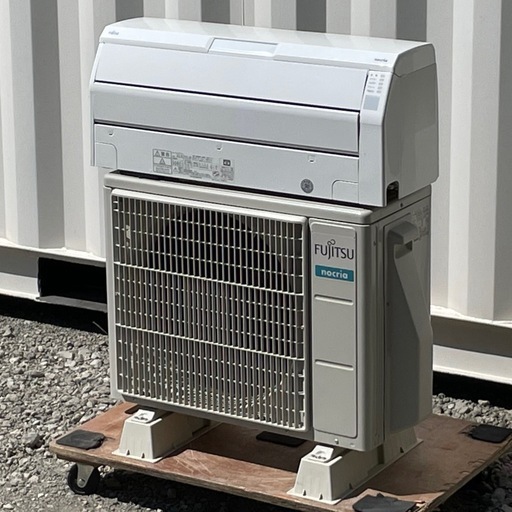 取付け可 ! !◇富士通 エアコン 8畳用 2021年 ノクリア 内部クリーン100V お掃除機能 AS-R251L 高圧洗浄済み！保