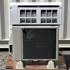 取付け可 ! !◇富士通 エアコン 8畳用 2021年 ノクリア 内部クリーン100V お掃除機能 AS-R251L 高圧洗浄済み！!の画像