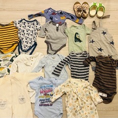 子供服54点+クロックス（6-9ヶ月）の画像