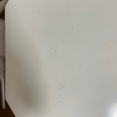 【9/24まで受付】折りたたみテーブル　白　75cm×50cmの画像