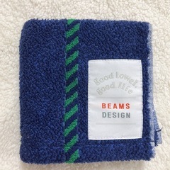 新品未使用　BEAMS ハンカチタオルの画像