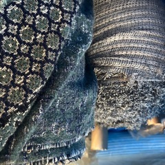 ニット生地いろいろの画像