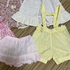 べべ　bebe ニットプランナーなど5点セット80サイズ　子供用品 キッズ用品 子供用ファッション小物の画像