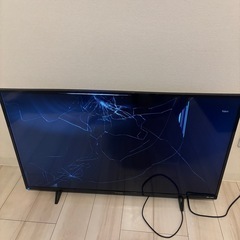 ジャンク FUNAI 43型液晶テレビ（画面割れ・部品取り用）の画像