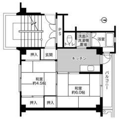 ◆敷金・礼金が無料！◆ビレッジハウス総和1号棟 (206号室)