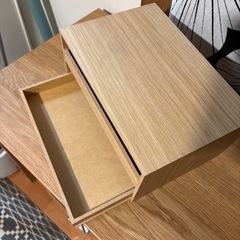 無印良品　木製トレー引出し２段　美品　プロフ必読の画像