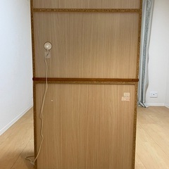 【無料】9/30まで 食器棚 キッチンボード (シナモ80 WH) ニトリの画像
