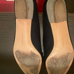 Ferragamo 黒リボンパンプス　サイズ24相当の画像