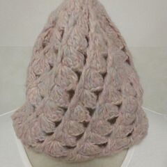 ニットキャップ　ピンクの画像