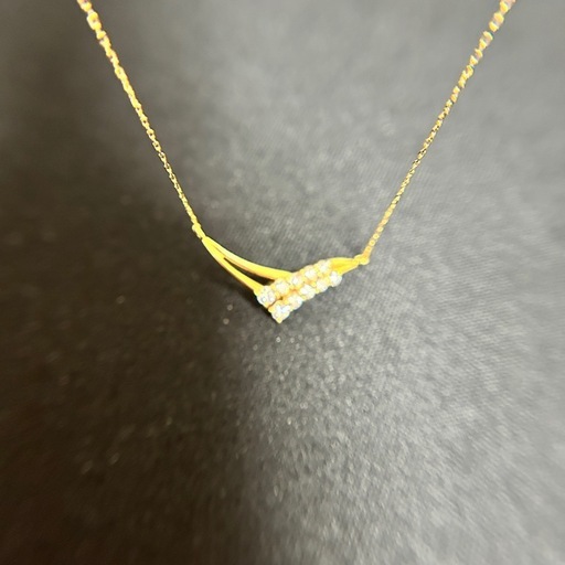 K18 ダイヤモンド　ネックレス