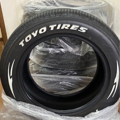 トーヨータイヤ TOYO H30 215/60R17 109/107R (ホワイトレター) ４本とも走行800k程度の美品　ホイール付きタイヤ１本(走行800k程度)オマケします。の画像