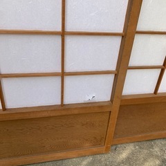 障子二枚一組の画像