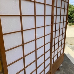 障子二枚一組の画像