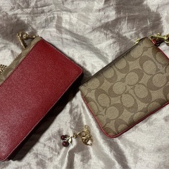 【正規品美品】COACHショルダーバッグ ポーチ チャームの画像