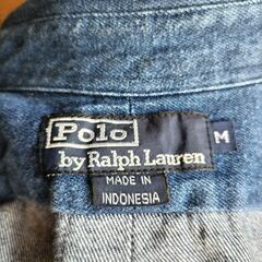 メンズ・ポロ・Polo by Ralph Lauren デニムシャツ・ Mサイズの画像