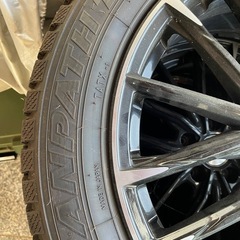 スタッドレス　205/55r17 バリ山　タイヤとホイールセットの画像