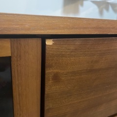 再掲載！　無印良品 テレビボード 150cm ダークブラウンの画像
