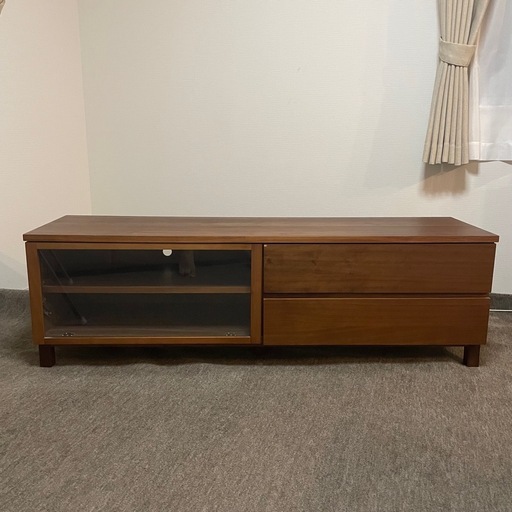 出品3月2日まで】無印良品 テレビ台 110cm 出品3月2日まで】無印良品