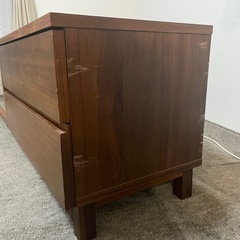 再掲載！　無印良品 テレビボード 150cm ダークブラウンの画像