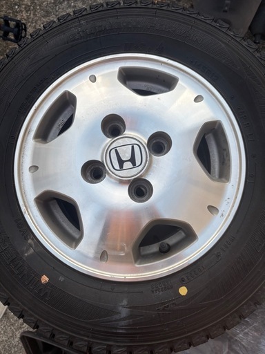 アクティ純正アルミスタッドレスセット　145R12