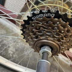 激安   新品   後輪の車輪26 インチ　6速　タイヤチューブ別 の画像