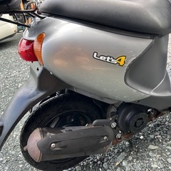 静岡県磐田市 原付車体　スズキ　レッツ4の画像