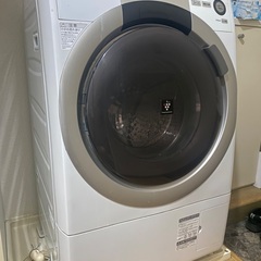 ドラム式洗濯機※詳細要確認（シャープ・ES-S70-ＷＬ・2015年製の画像