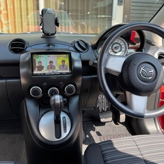 【コミコミ20万】マツダ　デミオ❗️車検有り！ナビ　ワンセグ　Bluetooth ETC付の画像