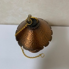 小物インテリア。ブランデーミニボトルランタンの画像