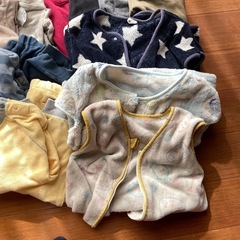 90cm 冬服子供服　男女兼用　フリース　スリーパー の画像