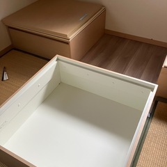 収納　畳付き　90×90 ベッドにもの画像