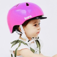 値下げ中　【おまけ付】　ヘルメット キッズ bern 頭囲47〜51cm SGマーク の画像