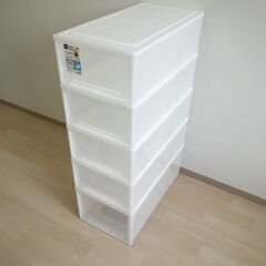 押入れケース５個（Mサイズ+Lサイズ）【小金井市民限定】（小金井市再生家具）品番：09-04-26 ※新規優先の画像