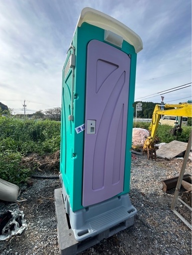 中古　仮設トイレ汲み取り式