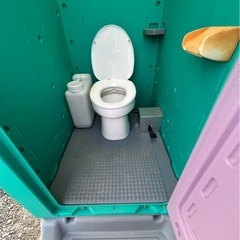 中古　仮設トイレ汲み取り式の画像