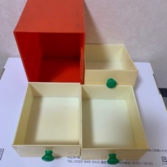 3段引き出し小物入れ10×13×高さ15cmの画像