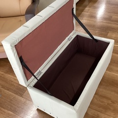 収納付きスツール【町田市再生家具】251795の画像