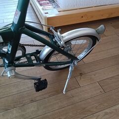 ★ジモティ割あり★ 折りたたみ自転車 16インチ グリーン クリーニング済み TK6451の画像
