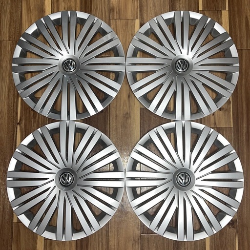VW Volkswagen POLO 6R フォルクスワーゲン ポロ 純正 15インチ ホイールキャップ ホイールカバー 4枚 6C0.601.147.A / 6C0.601.147.C