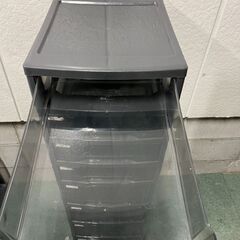 8段 書類ケース 収納ケース キャスター付 プラスチック製 オフィス 事務用品 幅32cm×奥行39cm×高さ109cmの画像