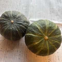 無農薬　かぼちゃ　２個の画像