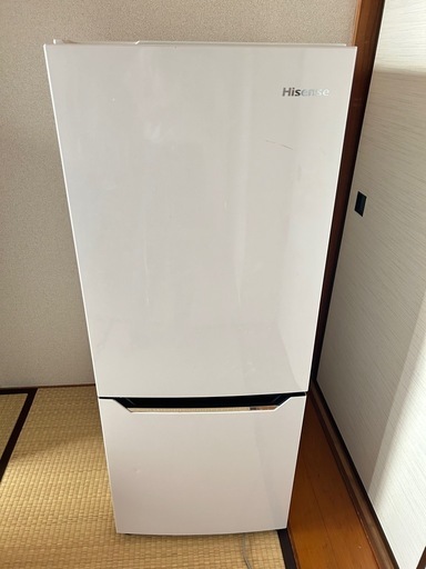 美品 Hisense 冷蔵庫 150L 2ドア 2019年製 引取限定」 (juri