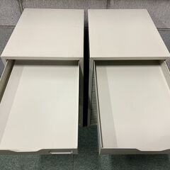 10段 書類ケース 2個セット 収納ケース スチール製 オフィス 事務用品 幅26.5cm×奥行33.5cm×高さ46cmの画像