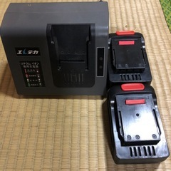 中古　エレテカ電動エッジトリマー２本の画像