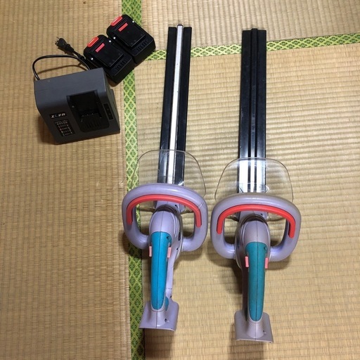 中古　エレテカ電動エッジトリマー２本