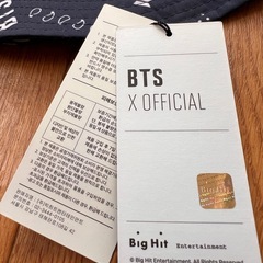 【新品タグ付】BTS ハット バンダナ柄 青 ブルー【フリーサイズ）】の画像
